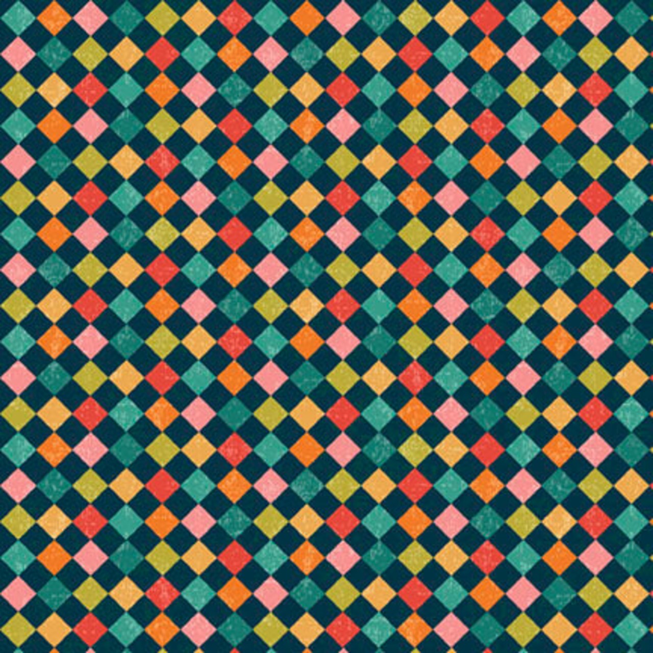Fabric P & B Textiles Multi Diamonds Peace, Love, Pickleball by the Quarter Yard PLPI-6029-NMU